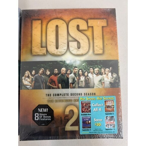 LOST DVD The TV Show Seasons 1 and 2 Complete Sealed Never Opened NWT - Picture 3 of 6